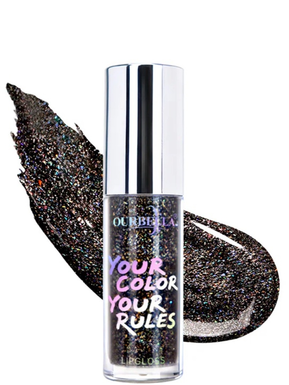 Supernova, NIB Ourbella Holographic Shimmer Hydrating Glitter Lip Gloss